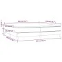 Box spring bed with white synthetic leather mattress 200x200 cm by vidaXL, Beds and slatted bases - Ref: Foro24-3144280, Pric...
