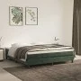 Boxspringbett mit dunkelgrüner Samtmatratze 180x200 cm von vidaXL, Betten und Lattenroste - Ref: Foro24-3144348, Preis: 486,1...