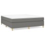 Box spring bed with dark gray fabric mattress 180x200 cm by vidaXL, Beds and slatted bases - Ref: Foro24-3144539, Price: 512,...
