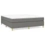 Box spring bed with dark gray fabric mattress 180x200 cm by vidaXL, Beds and slatted bases - Ref: Foro24-3144539, Price: 511,...
