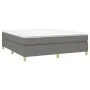 Box spring bed with dark gray fabric mattress 180x200 cm by vidaXL, Beds and slatted bases - Ref: Foro24-3144539, Price: 511,...
