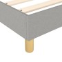 Cama box spring con colchón tela gris claro 90x190 cm de vidaXL, Camas y somieres - Ref: Foro24-3144482, Precio: 265,58 €, De...