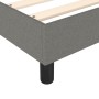 Cama box spring con colchón tela gris oscuro 100x200 cm de vidaXL, Camas y somieres - Ref: Foro24-3144400, Precio: 302,60 €, ...