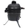 Barbacoa 2 en 1 ahumadora Kamado de cerámica negro 56 cm de vidaXL, Barbacoas - Ref: Foro24-316093, Precio: 264,93 €, Descuen...