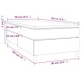 Boxspringbett mit weißer Kunstledermatratze 90x190 cm von vidaXL, Betten und Lattenroste - Ref: Foro24-3144579, Preis: 297,88...