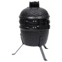 Barbacoa 2 en 1 ahumadora Kamado de cerámica negro 56 cm de vidaXL, Barbacoas - Ref: Foro24-316093, Precio: 264,93 €, Descuen...