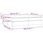 Boxspringbett mit dunkelbrauner Stoffmatratze 200x200 cm von vidaXL, Betten und Lattenroste - Ref: Foro24-3144549, Preis: 541...