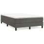 Box spring bed with dark gray velvet mattress 120x200 cm by vidaXL, Beds and slatted bases - Ref: Foro24-3144322, Price: 312,...