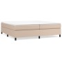 Boxspringbett mit Cappuccino-Kunstledermatratze 200x200cm von vidaXL, Betten und Lattenroste - Ref: Foro24-3144631, Preis: 53...