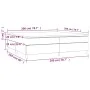 Box spring bed with cappuccino synthetic leather mattress 200x200cm by vidaXL, Beds and slatted bases - Ref: Foro24-3144631, ...