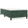 Box spring bed with dark green velvet mattress 90x200 cm by vidaXL, Beds and slatted bases - Ref: Foro24-3144312, Price: 274,...
