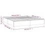 Box spring bed with dark gray fabric mattress 180x200 cm by vidaXL, Beds and slatted bases - Ref: Foro24-3144440, Price: 517,...