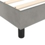 Boxspringbett mit hellgrauer Samtmatratze 140x190 cm von vidaXL, Betten und Lattenroste - Ref: Foro24-3144327, Preis: 397,86 ...