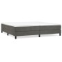 Boxspringbett mit dunkelgrauer Samtmatratze 200x200 cm von vidaXL, Betten und Lattenroste - Ref: Foro24-3144352, Preis: 493,5...