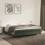 Box spring bed with dark green velvet mattress 160x200 cm by vidaXL, Beds and slatted bases - Ref: Foro24-3144342, Price: 434...