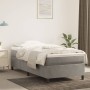 Box spring bed with light gray velvet mattress 100x200 cm by vidaXL, Beds and slatted bases - Ref: Foro24-3144663, Price: 259...