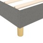 Cama box spring con colchón tela gris oscuro 200x200 cm de vidaXL, Camas y somieres - Ref: Foro24-3144547, Precio: 520,43 €, ...