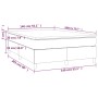 Boxspringbett mit weißer Kunstledermatratze 140x200cm von vidaXL, Betten und Lattenroste - Ref: Foro24-3144609, Preis: 410,82...