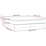 Boxspringbett mit schwarzer Samtmatratze 180x200 cm von vidaXL, Betten und Lattenroste - Ref: Foro24-3144347, Preis: 460,39 €...