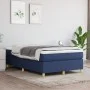 Cama box spring con colchón tela azul 120x200 cm de vidaXL, Camas y somieres - Ref: Foro24-3144512, Precio: 365,41 €, Descuen...