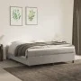 Cama box spring con colchón terciopelo gris claro 180x200 cm de vidaXL, Camas y somieres - Ref: Foro24-3144693, Precio: 462,2...