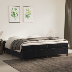 Boxspringbett mit schwarzer Samtmatratze 200x200 cm von vidaXL, Betten und Lattenroste - Ref: Foro24-3144701, Preis: 523,01 €...