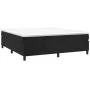 Box spring bed with black velvet mattress 200x200 cm by vidaXL, Beds and slatted bases - Ref: Foro24-3144701, Price: 527,54 €...