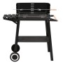 Holzkohlegrill mit schwarzen Stahlrädern von vidaXL, Grillen - Ref: Foro24-315386, Preis: 76,42 €, Rabatt: %