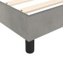Boxspringbett mit hellgrauer Samtmatratze 90x190 cm von vidaXL, Betten und Lattenroste - Ref: Foro24-3144651, Preis: 252,47 €...
