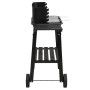 Holzkohlegrill mit schwarzen Stahlrädern von vidaXL, Grillen - Ref: Foro24-315386, Preis: 76,42 €, Rabatt: %