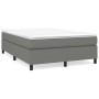 Box spring bed with dark gray fabric mattress 140x200 cm by vidaXL, Beds and slatted bases - Ref: Foro24-3144424, Price: 389,...