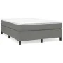 Box spring bed with dark gray fabric mattress 140x200 cm by vidaXL, Beds and slatted bases - Ref: Foro24-3144424, Price: 387,...