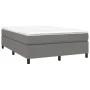 Box spring bed with dark gray fabric mattress 140x200 cm by vidaXL, Beds and slatted bases - Ref: Foro24-3144424, Price: 387,...