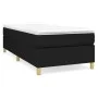 Box spring bed with black fabric mattress 80x200 cm by vidaXL, Beds and slatted bases - Ref: Foro24-3144476, Price: 248,66 €,...