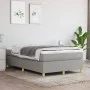Cama box spring con colchón tela gris claro 120x200 cm de vidaXL, Camas y somieres - Ref: Foro24-3144506, Precio: 361,15 €, D...