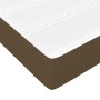 Cama box spring con colchón tela marrón oscuro 160x200 cm de vidaXL, Camas y somieres - Ref: Foro24-3144434, Precio: 457,76 €...