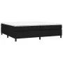 Box spring bed with black fabric mattress 200x200 cm by vidaXL, Beds and slatted bases - Ref: Foro24-3144449, Price: 541,79 €...