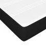 Box spring bed with black fabric mattress 200x200 cm by vidaXL, Beds and slatted bases - Ref: Foro24-3144449, Price: 541,79 €...