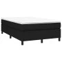Box spring bed with black fabric mattress 120x200 cm by vidaXL, Beds and slatted bases - Ref: Foro24-3144409, Price: 380,85 €...