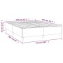 Boxspringbett mit dunkelbrauner Stoffmatratze 140x200 cm von vidaXL, Betten und Lattenroste - Ref: Foro24-3144525, Preis: 403...