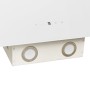 Wand-Dunstabzugshaube aus Stahl und weißem Hartglas, 90 cm von vidaXL, Extraktoren - Ref: Foro24-51674, Preis: 238,30 €, Raba...