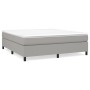 Box spring bed with light gray fabric mattress 180x200 cm by vidaXL, Beds and slatted bases - Ref: Foro24-3144439, Price: 497...