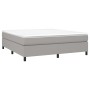 Box spring bed with light gray fabric mattress 180x200 cm by vidaXL, Beds and slatted bases - Ref: Foro24-3144439, Price: 497...