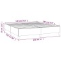Box spring bed with light gray fabric mattress 180x200 cm by vidaXL, Beds and slatted bases - Ref: Foro24-3144439, Price: 497...