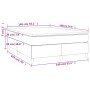 Boxspringbett mit weißer Kunstledermatratze 140x190 cm von vidaXL, Betten und Lattenroste - Ref: Foro24-3144603, Preis: 433,6...
