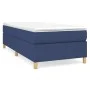 Box spring bed with blue fabric mattress 90x200 cm by vidaXL, Beds and slatted bases - Ref: Foro24-3144496, Price: 292,43 €, ...