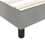 Box spring bed with light gray velvet mattress 80x200 cm by vidaXL, Beds and slatted bases - Ref: Foro24-3144645, Price: 258,...