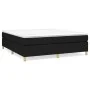 Box spring bed with black fabric mattress 180x200 cm by vidaXL, Beds and slatted bases - Ref: Foro24-3144540, Price: 553,42 €...