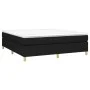 Box spring bed with black fabric mattress 180x200 cm by vidaXL, Beds and slatted bases - Ref: Foro24-3144540, Price: 553,42 €...