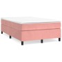 Boxspringbett mit rosa Samtmatratze 120x200 cm von vidaXL, Betten und Lattenroste - Ref: Foro24-3144674, Preis: 365,32 €, Rab...